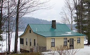 standing seam metal roofs Sebago lake Maine